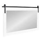 Alternate image 3 for Kate and Laurel&trade; Cates 40-Inch x 26.25-Inch Rectangle Wall Mirror in White