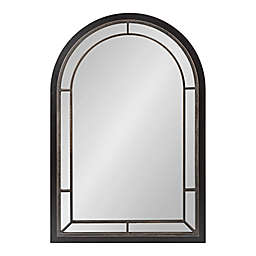 Kate and Laurel™ Audubon 24-Inch x 36-Inch Arch Wall Mirror in Black