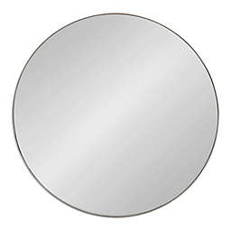 Kate and Laurel™ Rollo Round Wall Mirror in Silver