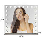 Alternate image 3 for iHome&reg; 28-Inch x 20-Inch Rectangular Smart Vanity Mirror in Silver