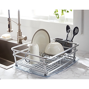 Squared Away&trade; Aluminum Dish Rack. View a larger version of this product image.