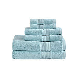 Denali Solid Anti-bacterial Sea Blue 6Pc Towel Set
