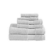 Denali Solid Anti-bacterial Cement 6 Pc Towel Set