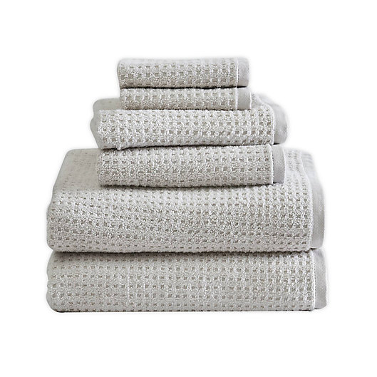 Alternate image 1 for Northern Pacific Quick Grey 6 Pc Towel Set