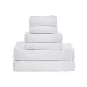 Brookwater Quick Dry White 6 Pc Towel Set