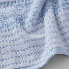 Alternate image 4 for Forever Eyelet White/Blue 6 Piece Towel Set