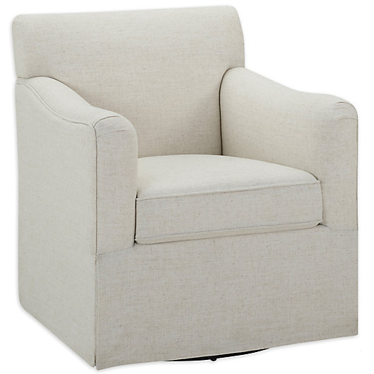 Alternate image 1 for Bee & Willow™ Home Swivel Accent Chair in Ivory/Linen