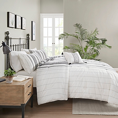 Madison Park&reg; Landry Cotton Jacquard Comforter Set. View a larger version of this product image.