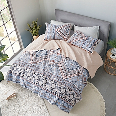 Madison Park&reg; Anisa Printed Microfiber Coverlet Set. View a larger version of this product image.