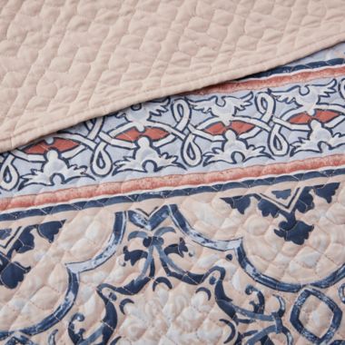 Madison Park&reg; Anisa Printed Microfiber Coverlet Set. View a larger version of this product image.