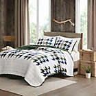 Alternate image 1 for Woolrich Hudson Oversized Cotton 3-Piece Full/Queen Quilt Mini Set in Green