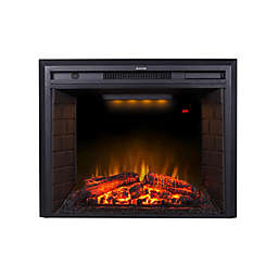 Boyel Living™ Recessed Wall Electric Fireplace in Black
