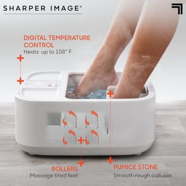 Sharper Image&reg; Spa Haven Foot Bath. View a larger version of this product image.