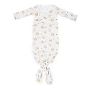 Copper Pearl&trade; Size 0-4M Chip Knotted Gown in White