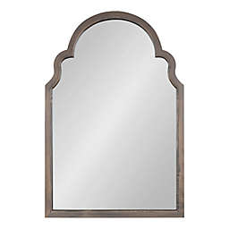 Kate and Laurel Hogan 24-Inch x 36-Inch Rustic Arch Mirror in Grey