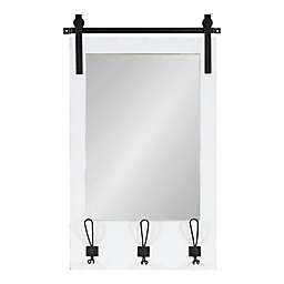 Kate and Laurel® Cates 18-Inch x 28-Inch Functional Mirror in White