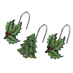 Spode® Tree Tartan Christmas Shower Hooks (Set of 12)