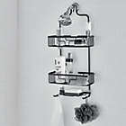 Alternate image 1 for Squared Away&trade; NeverRust&reg; Aluminum Over-The-Shower Caddy in Black