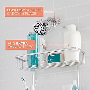Squared Away&trade; NeverRust&reg; Aluminum XL Shower Caddy. View a larger version of this product image.