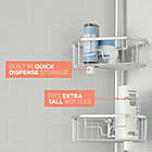 Alternate image 5 for Squared Away&trade; NeverRust&reg; Aluminum 4-Tier Shower Caddy in Satin Chrome