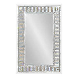 Kate and Laurel™ Deely 20-Inch x 29.75-Inch Wall Mirror in White