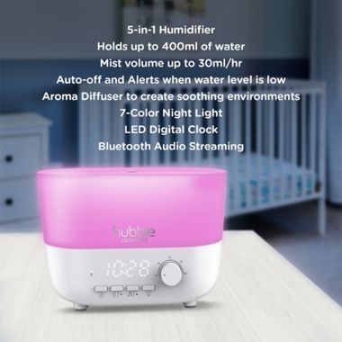Hubble Mist 5-In-1 Humidifier in White. View a larger version of this product image.