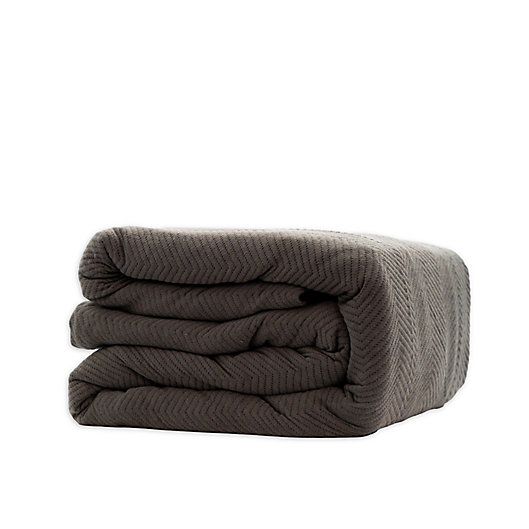 Alternate image 1 for Therapedic® 20 lb. Jersey Knit Weighted Blanket in Grey