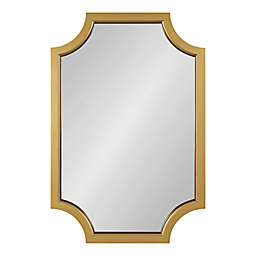 Kate and Laurel®Hogan 20-Inch x 30-Inch Scallop Mirror in Gold