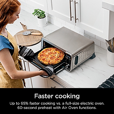 Ninja&reg; Foodi&trade; Dual Heat Air Fry Oven in Stainless Steel/Black. View a larger version of this product image.