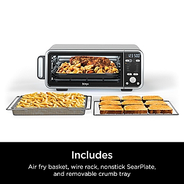Ninja&reg; Foodi&trade; Dual Heat Air Fry Oven in Stainless Steel/Black. View a larger version of this product image.