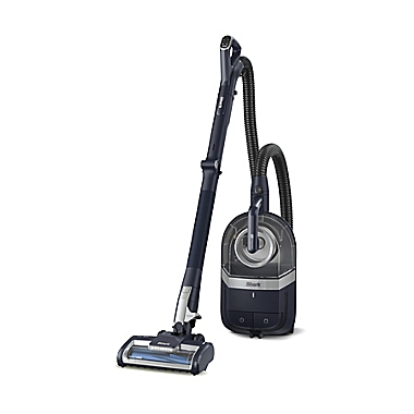 Shark&reg; CZ351 Canister Pet Bagless Corded Vacuum in Navy/Silver. View a larger version of this product image.