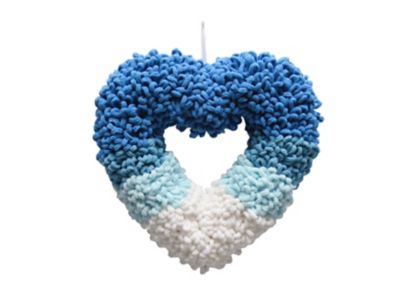 H for Happy&trade; 15.5-Inch Ombre Heart Wreath in Blue