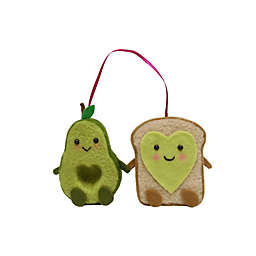 H for Happy™ 2-Piece Avocado & Toast Felt Valentine's Day Characters Set