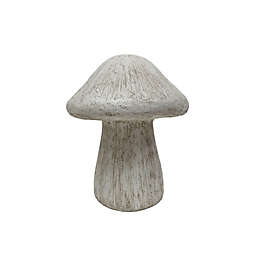 Bee & Willow™ 11.22-Inch Indoor/Outdoor Mushroom Statue in Grey