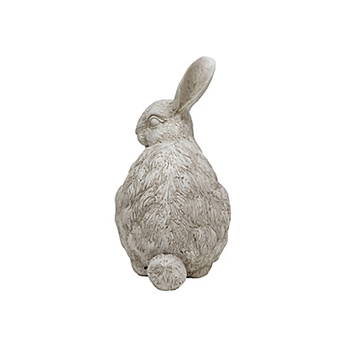 Bee & Willow&trade; 9.06-Inch Indoor/Outdoor Rabbit Statue in Grey. View a larger version of this product image.