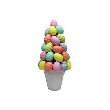 H for Happy&trade; Easter Egg Topiary Tabletop Tree. View a larger version of this product image.