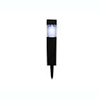 Alternate image 1 for Simply Essential&trade; Modern Outdoor Solar LED Pathway Markers in Black (Set of 6)