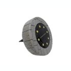 Alternate image 0 for Simply Essential&trade; Outdoor Solar LED Disk Lights in Grey (Set of 4)