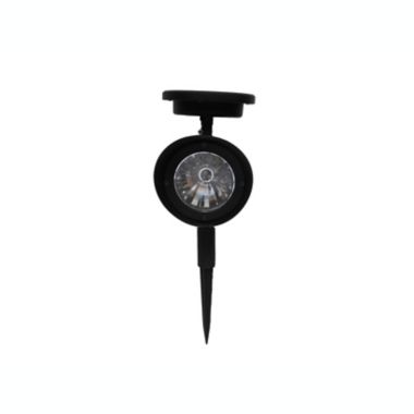 Simply Essential&trade; Outdoor Solar LED Spotlight in Black. View a larger version of this product image.