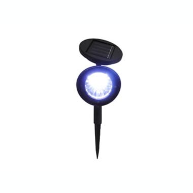 Simply Essential&trade; Outdoor Solar LED Spotlight in Black. View a larger version of this product image.