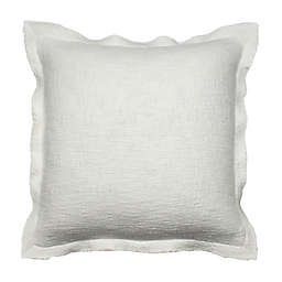 Bee & Willow™ Femme Tweed 20-Inch Square Throw Pillow in White
