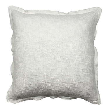 Bee &amp; Willow&trade; Femme Tweed 26-Inch Square Throw Pillow in White. View a larger version of this product image.