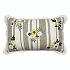 Alternate image 0 for Bee &amp; Willow&trade; Striped Floral Oblong Throw Pillow