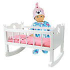 Alternate image 2 for Sophia&#39;s 16-Inch High End Baby Doll Cradle in White