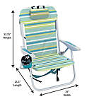 Alternate image 2 for Rio Brands&reg; 5-Position Beach Backpack Chair in Stripe