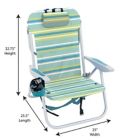 Alternate image 2 for Rio Brands&reg; 5-Position Beach Backpack Chair in Stripe
