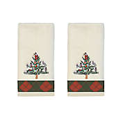 Spode&reg; Tree Tartan Christmas Fingertip Towels in Ivory (Set of 2)