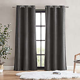 UGG&reg; Darcy 108-Inch Grommet Blackout Window Curtain Panels in Charcoal (Set of 2)