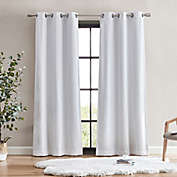 UGG&reg; Darcy 95-Inch Grommet Blackout Window Curtain Panels in Snow (Set of 2)