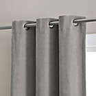 Alternate image 1 for UGG&reg; Darcy 108-Pack X-Inch Grommet Blackout Curtain Panel in Seal Grey (Single)